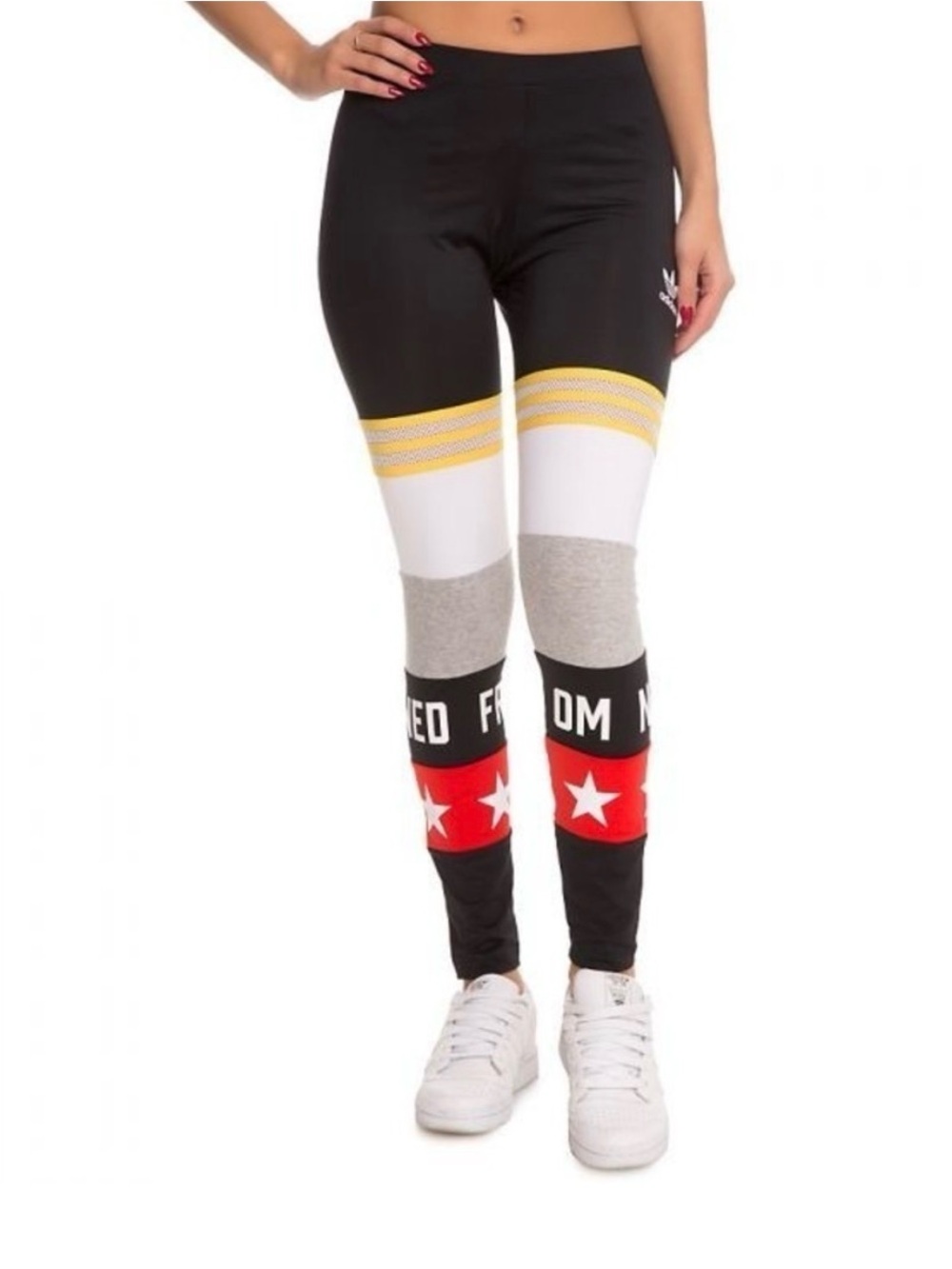 Adidas x Rita Ora Banned Multicolor Leggings Athleisure Yoga Running Active
